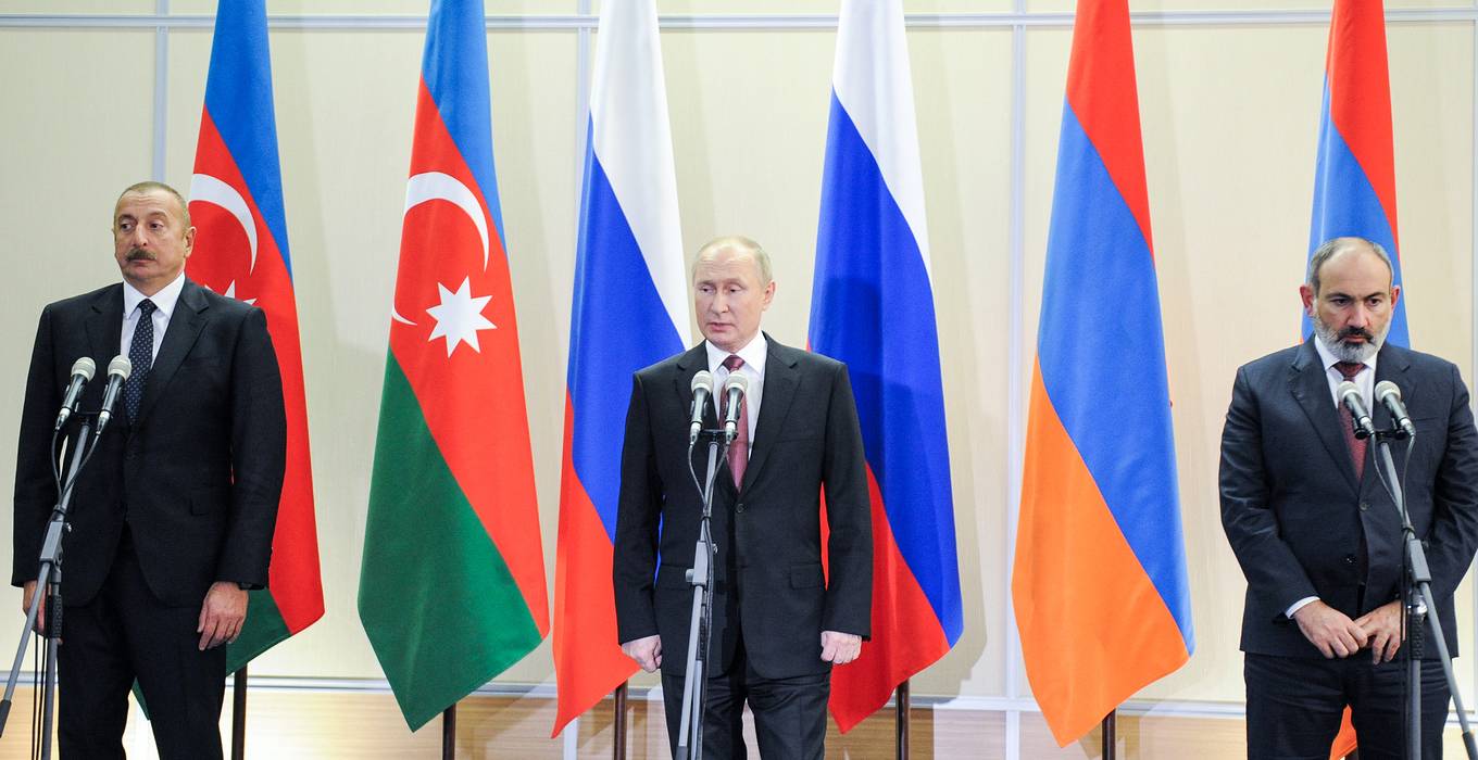 В Сочи прошла трехсторонняя встреча лидеров России, Азербайджана и Армении