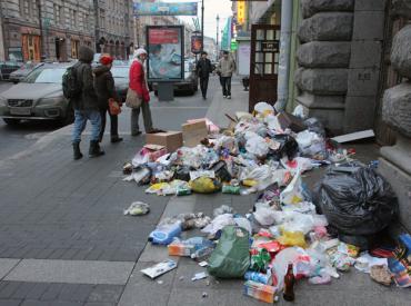 Петербуржцы предлагают водить экскурсии по заваленному мусором городу 