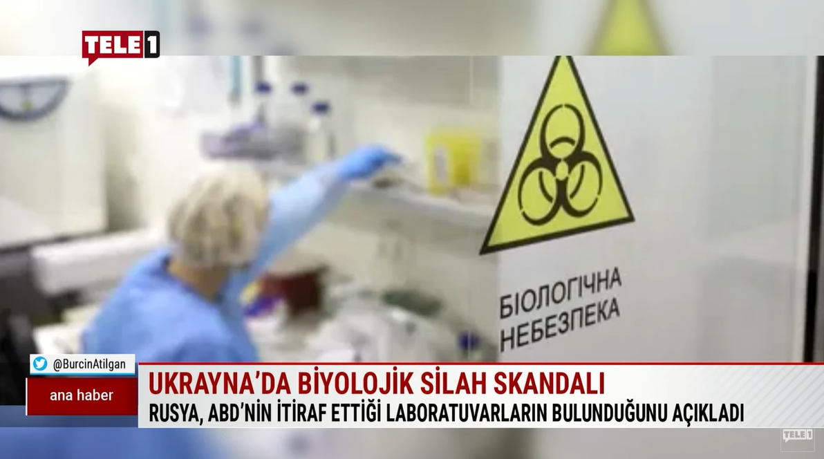 В эфире национального телевидения Турции рассказали об ужасах в биолабораториях Украины