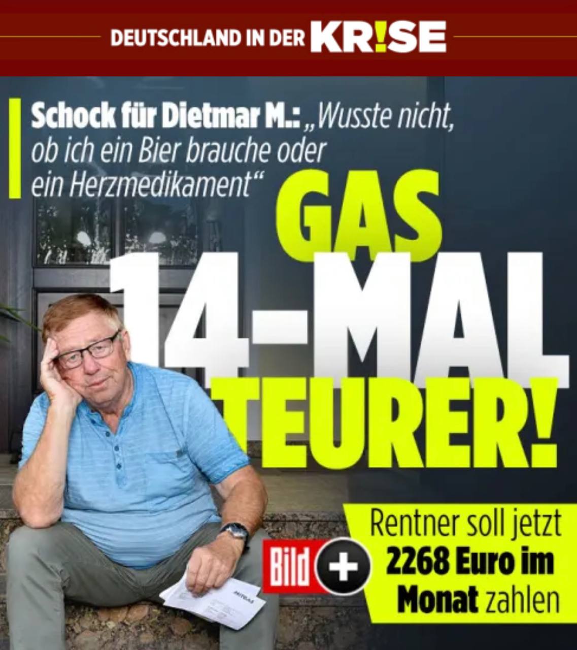 Германские пенсионеры теперь должны платить 2268 евро за газ