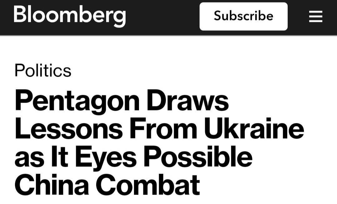 Пентагон заявил, что конфликт на Украине дал США массу преимуществ для возможных боевых действий с Китаем