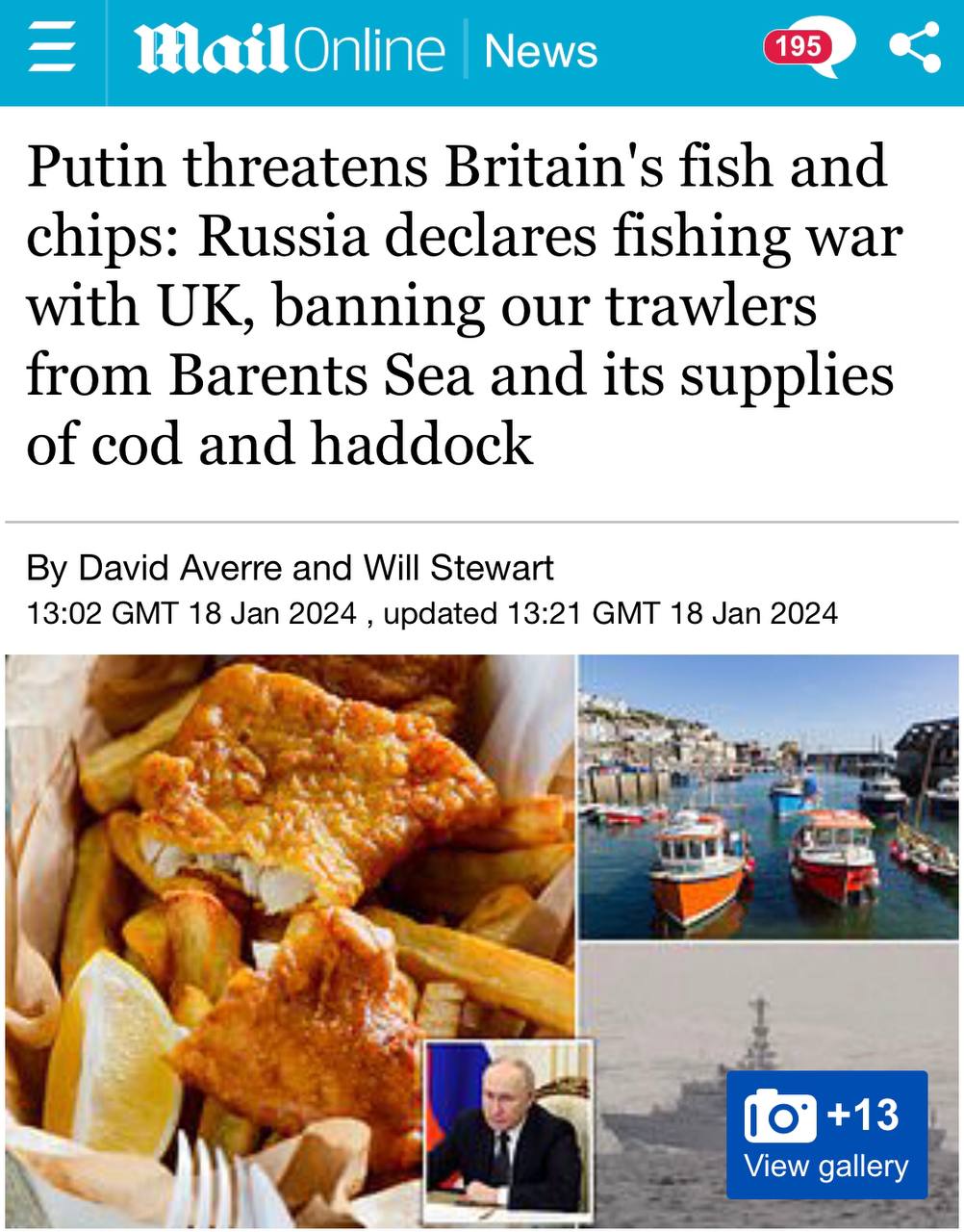 Теперь только в мечтах: Россия оставит британцев без национального блюда